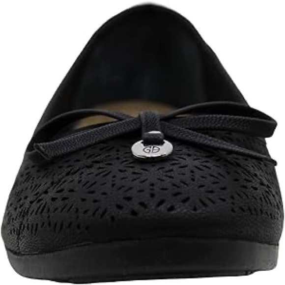 GIANI BERNINI Odeysa slip on black flats size 11 - Picture 3 of 3